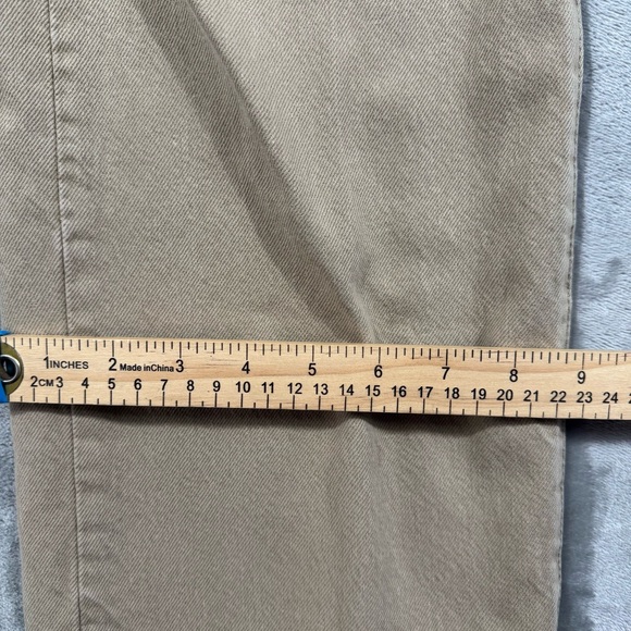 Levis 501 Jeans Mens 36x32 Khaki Cotton Straight Fit Denim Button Fly Workwear - Picture 4 of 12